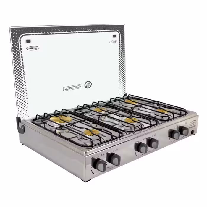 Cocineta Premium 6Q de Kombo, potencia y espacio en un diseño elegante, ideal para preparar múltiples recetas con comodidad y estilo.