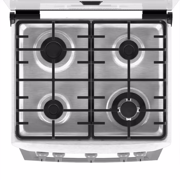 Disfruta cada receta con la cocina a gas EM6060FX3 de Mabe, compacta y elegante, perfecta para crear momentos únicos junto a quienes más amas.