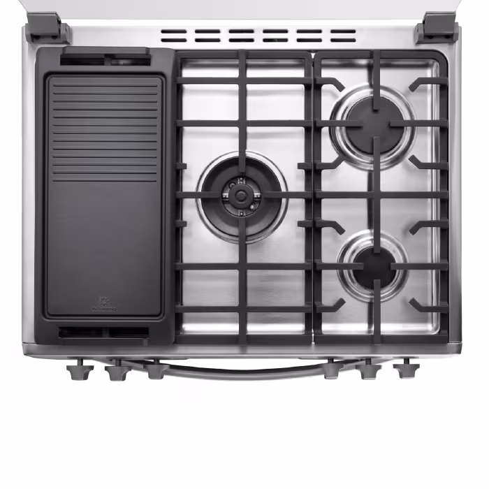 Disfruta cada comida con la Cocina a Gas Roma Zafiro de Indurama: calidad, elegancia y el sabor de momentos inolvidables en tu hogar.