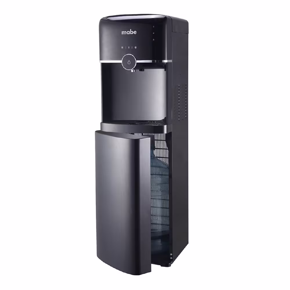 Refresca tu día con el Dispensador de Agua EMBL1TN de Mabe, práctico, eficiente y perfecto para tener agua siempre disponible y a la temperatura ideal
