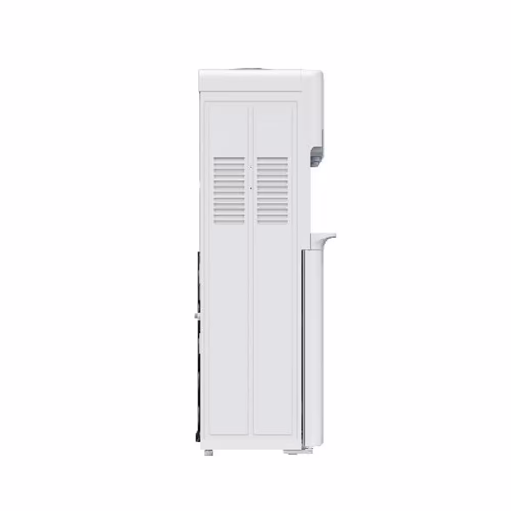 Hidrátate con comodidad con el dispensador Electrolux ES11WR. Práctico, elegante en color blanco y con botellón arriba.