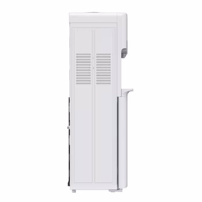Hidrátate con comodidad con el dispensador Electrolux ES11WR. Práctico, elegante en color blanco y con botellón arriba.