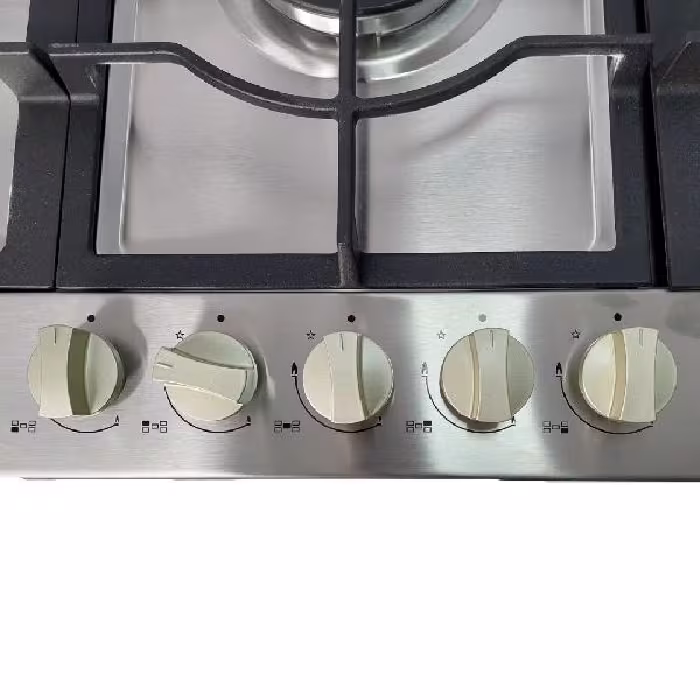 Encimera a Gas RCA 90S-005 de diseño moderno y práctico, con múltiples quemadores que garantizan potencia, eficiencia y comodidad en tu cocina.