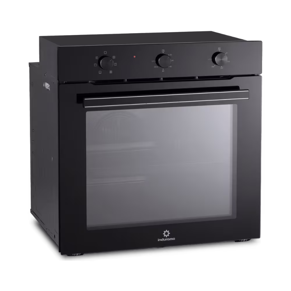 Horno Empotrable HEI-75EN Indurama disfruta de una cocción precisa y uniforme con su diseño moderno y elegante ideal para tu cocina.