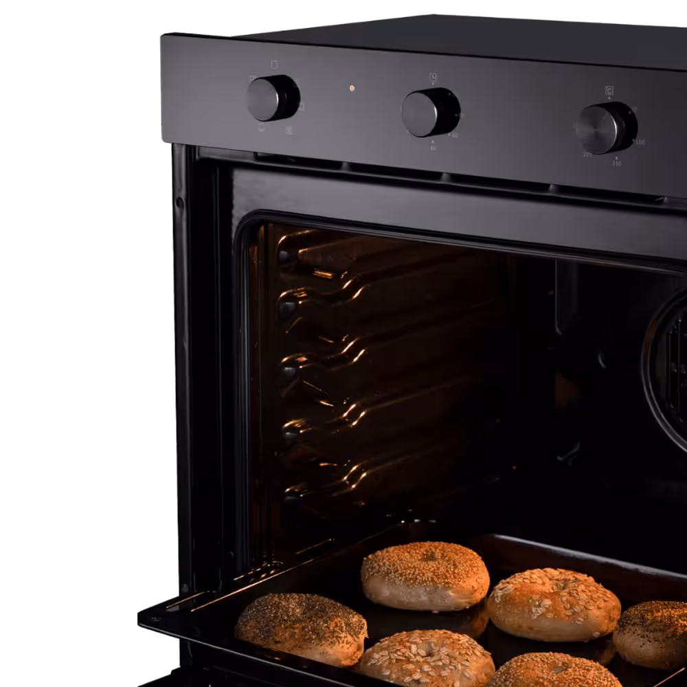 Horno empotrable HEI-75END Indurama combina diseño elegante y tecnología avanzada para una cocción uniforme y resultados perfectos en cada receta.