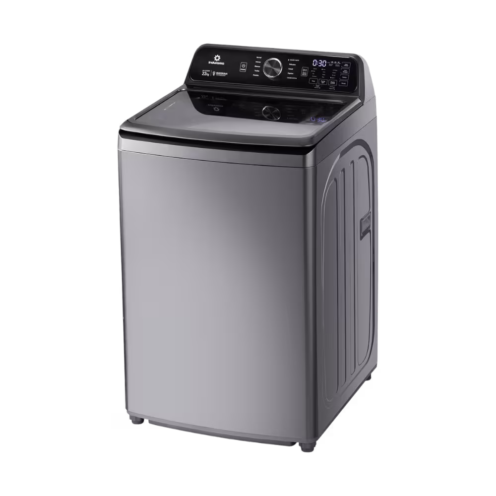 Vive la comodidad con la lavadora LRI-22CRPP de Indurama, que cuida tu ropa y ahorra energía en cada lavado.