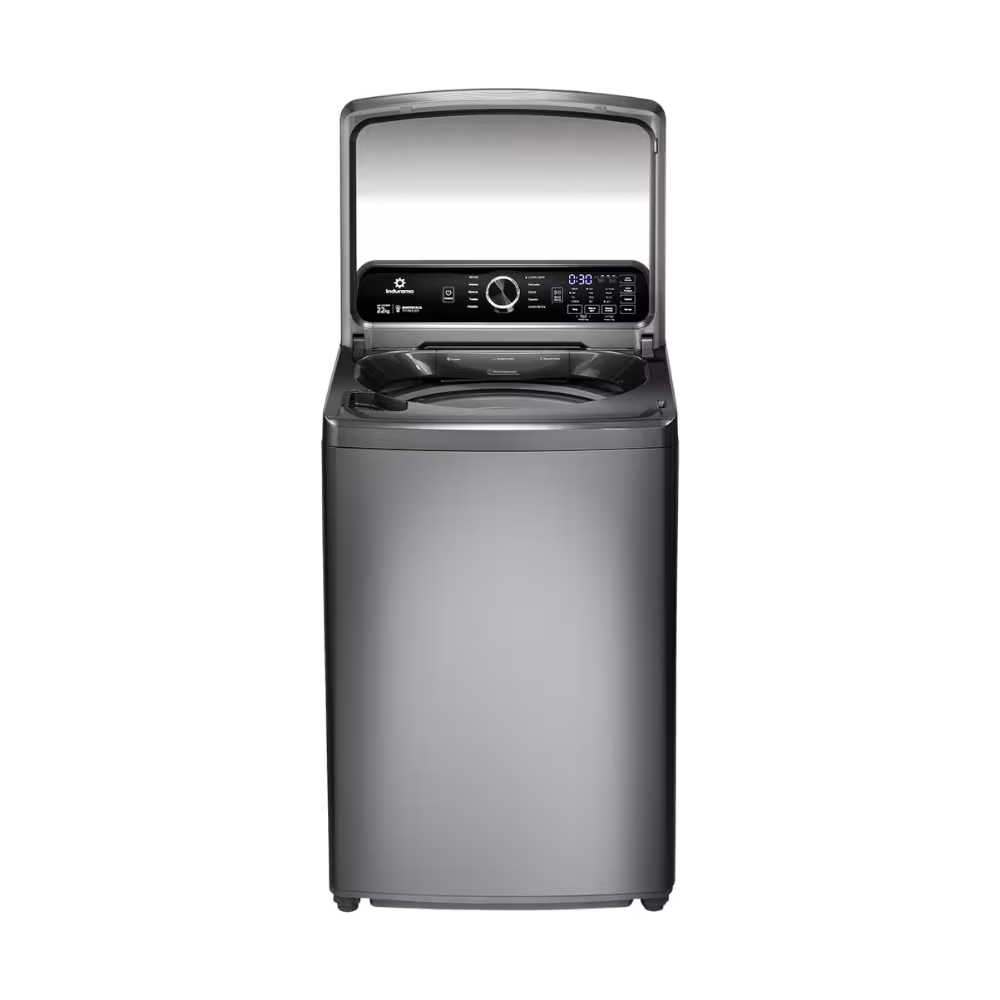 Vive la comodidad con la lavadora LRI-22CRPP de Indurama, que cuida tu ropa y ahorra energía en cada lavado.