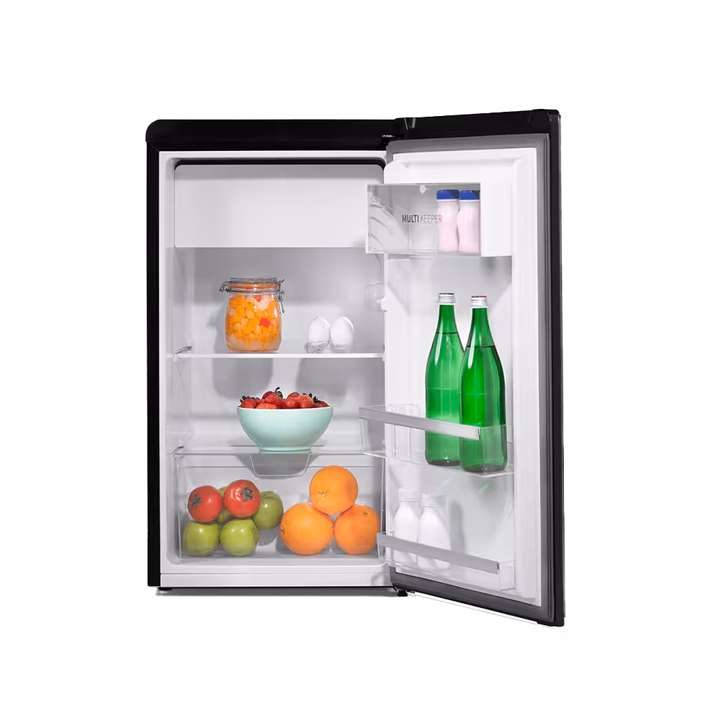Refresca tus momentos con la Mini Nevera Bar RI-120 Croma 95L de Indurama, ideal para mantener tus bebidas frías y organizar tu espacio con estilo.