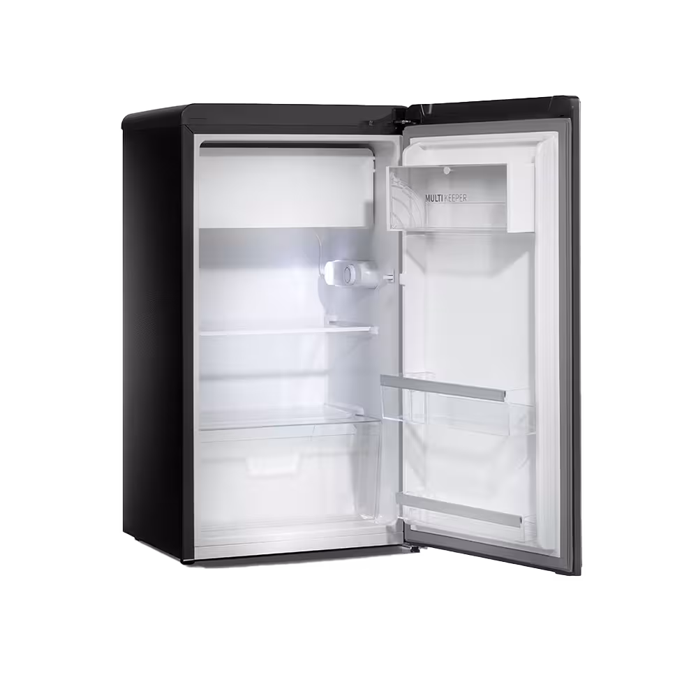 Refresca tus momentos con la Mini Nevera Bar RI-120 Croma 95L de Indurama, ideal para mantener tus bebidas frías y organizar tu espacio con estilo.