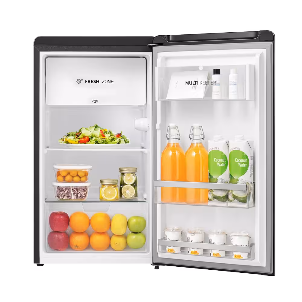 La Mini Nevera Bar Indurama RI-120 Negro 95L, combina estilo y funcionalidad para mantener tus bebidas frescas. ¡Un toque elegante para tu espacio!