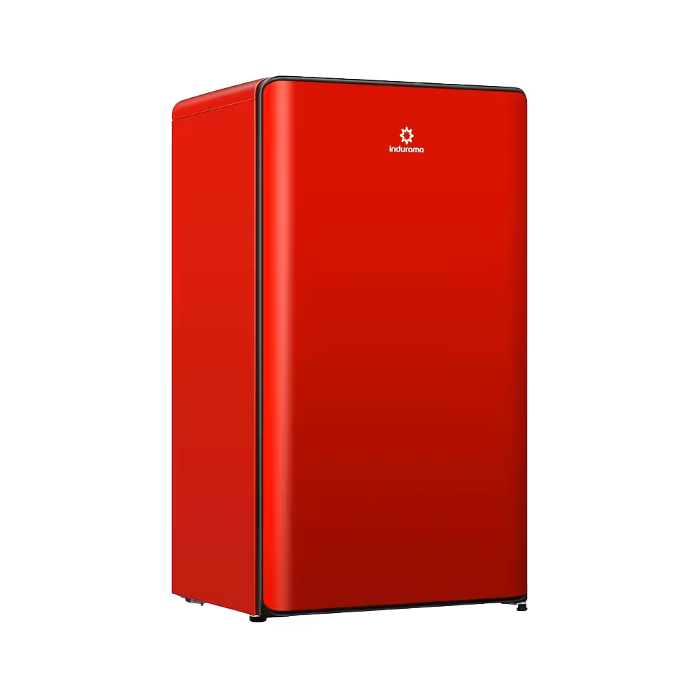 Añade estilo y frescura con la Mini Nevera Bar Indurama RI-120 rojo. 95L de capacidad, ideal para tus bebidas. ¡Color y funcionalidad en tu hogar!