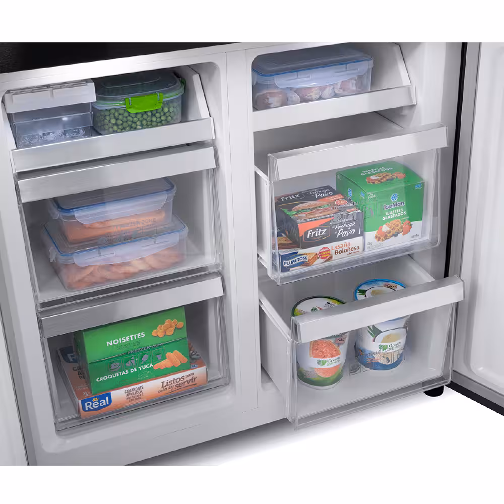 La refrigeradora Indurama RI-880i Cross Door combina gran capacidad y diseño moderno. Equipada con tecnología eficiente y amplio espacio.