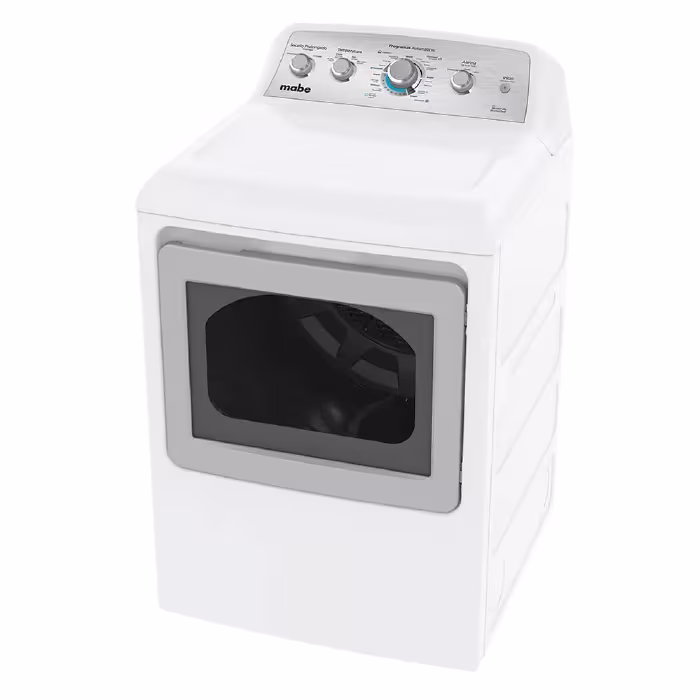 Seca más en menos tiempo con la Secadora a Gas Mabe SMG47N8MSBAB0 de 22 kg, eficiente, potente y perfecta para grandes cargas.