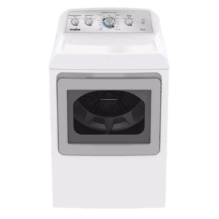 Seca más en menos tiempo con la Secadora a Gas Mabe SMG47N8MSBAB0 de 22 kg, eficiente, potente y perfecta para grandes cargas.
