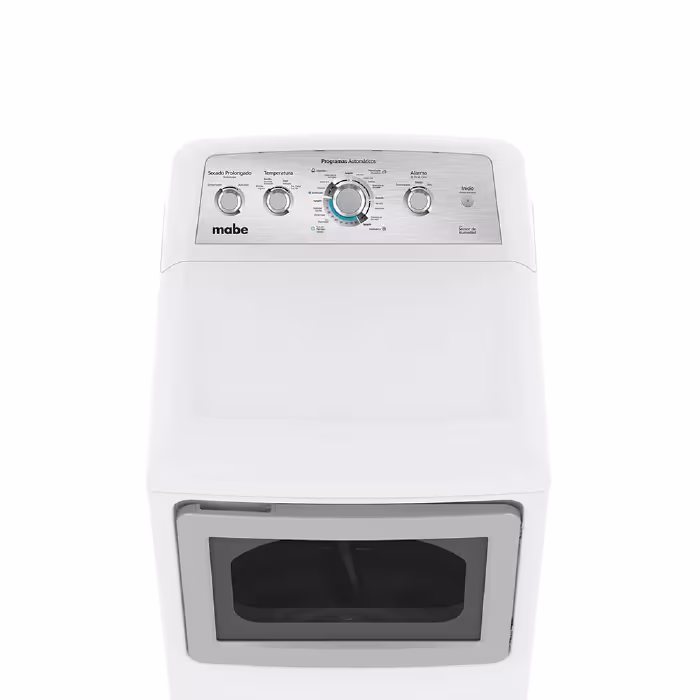 Seca más en menos tiempo con la Secadora a Gas Mabe SMG47N8MSBAB0 de 22 kg, eficiente, potente y perfecta para grandes cargas.