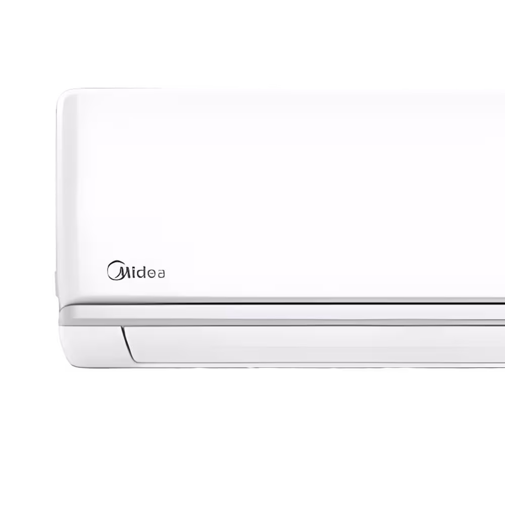 Aire acondicionado MSABB-11CRN1 de Midea, con 12.000 BTU, alta eficiencia y temperatura ajustable, perfecto para mantener frescos espacios medianos.
