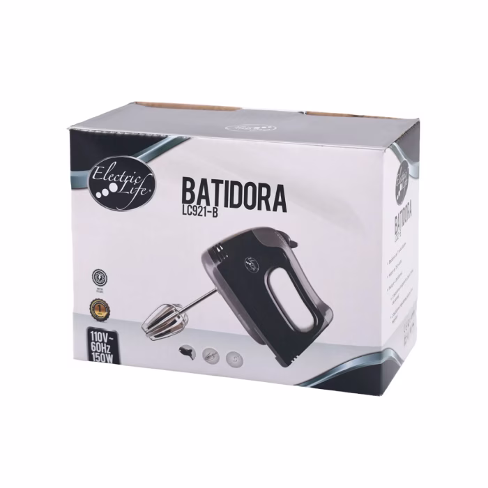 El complemento perfecto Batidora De Mano Lc921-B 7vl 349560 para preparar deliciosos postres como pasteles, bocadillos, cremas.