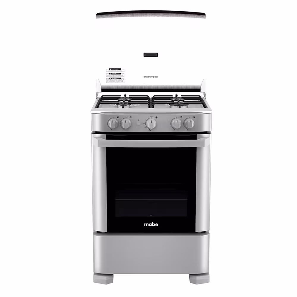 Redescubre el placer de cocinar en casa con la cocina a gas EM6020SG1 de Mabe, diseño moderno y calor perfecto para cada receta en familia.