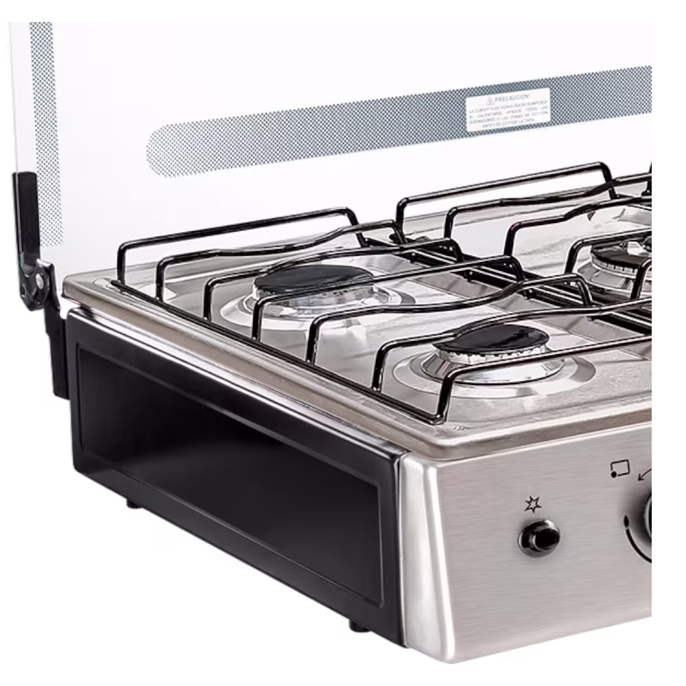 Cocineta Ragazza 5Q Ecoline, eficiente y resistente, con quemadores precisos y diseño práctico para una cocina funcional y moderna.