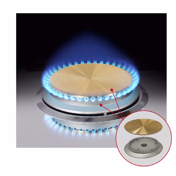 Cocineta Pompeya 2Q de Kombo, compacta y funcional, ideal para espacios pequeños sin renunciar a la comodidad y eficiencia al cocinar.