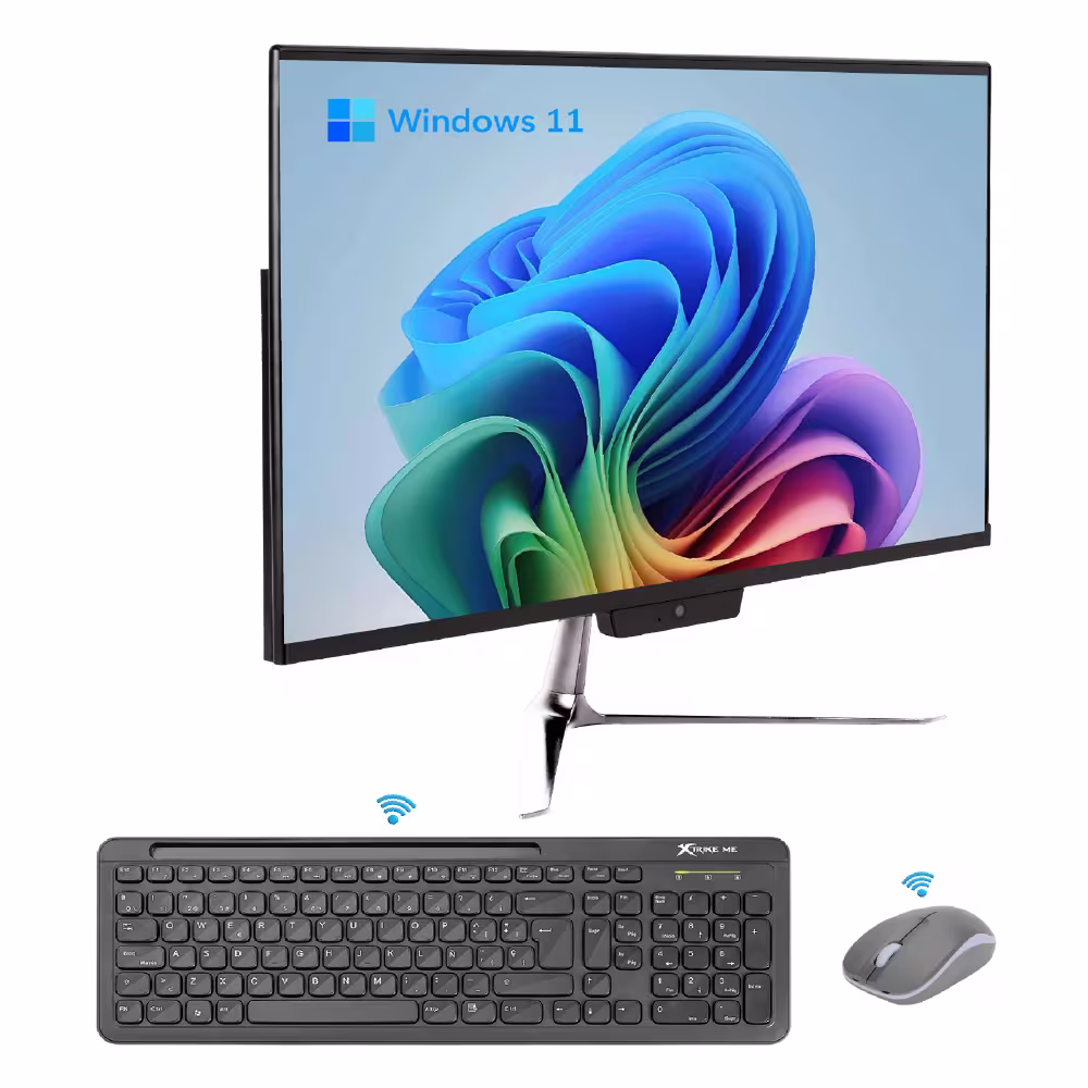 Computador All in One 23.8" 1EENV1871 de ENV diseño elegante, pantalla amplia y rendimiento confiable para hogar, oficina y estudio.