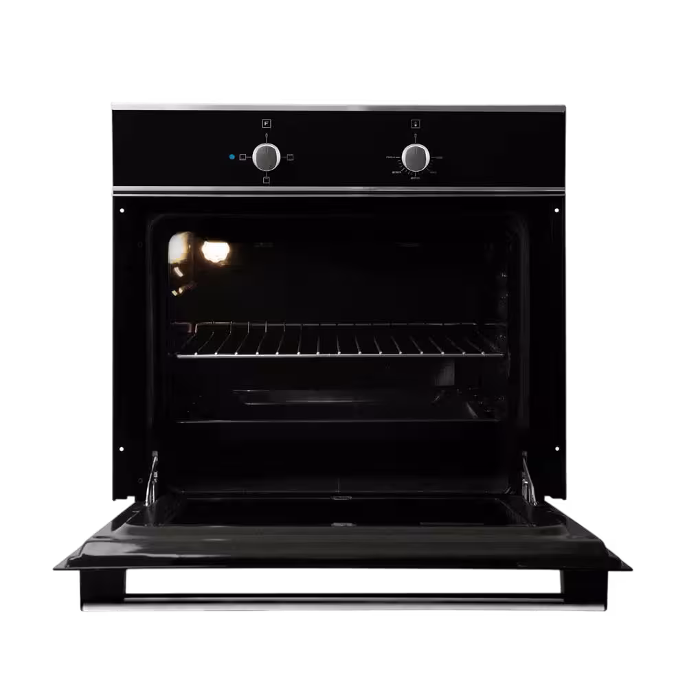 Horno Empotrable HE 2502 Challenger ofrece potencia, elegancia y precisión para disfrutar una experiencia culinaria moderna y resultados deliciosos.