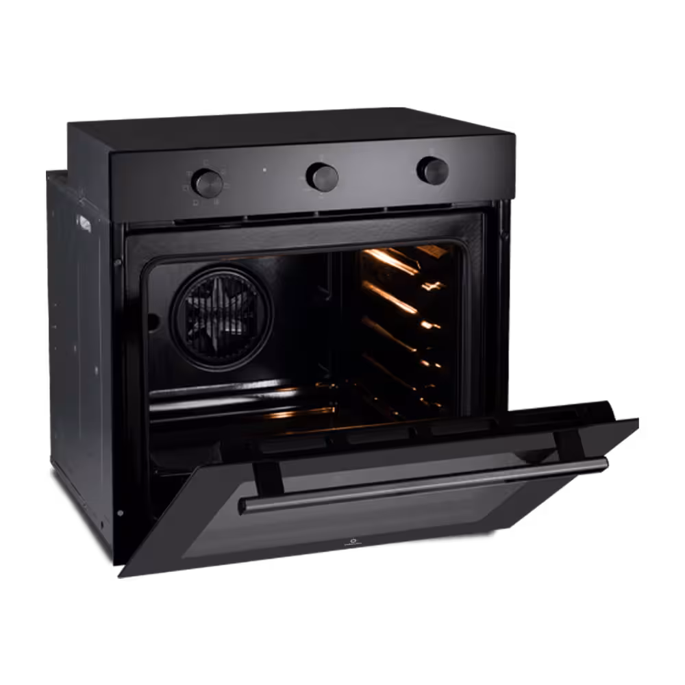 Horno Empotrable HEI-75ENDF Indurama combina diseño sofisticado, tecnología avanzada y cocción uniforme para resultados perfectos en cada receta.