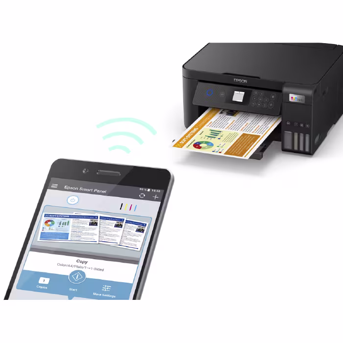 Encuentra la impresora EPSON L4260 con wifi,  inyección de tinta micropiezo y el mejor precio solo en Gran Hogar Online.