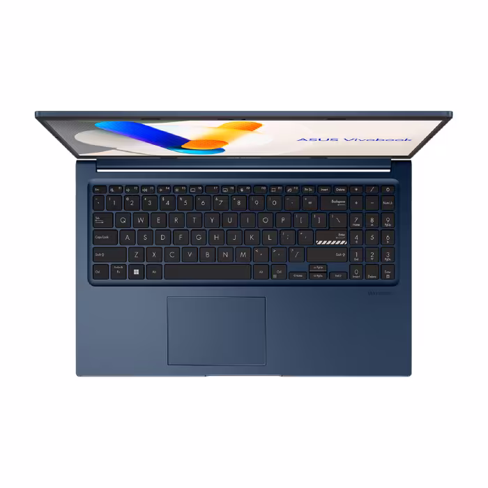 Laptop Asus X1504ZA-NJ1 con pantalla de 15.6”, procesador Intel Core i3-1215U, 8GB RAM y SSD de 512GB. Ideal para estudio, trabajo y entretenimiento.