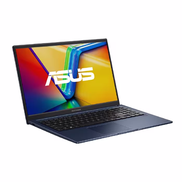 Laptop Asus X1504ZA-NJ1 con pantalla de 15.6”, procesador Intel Core i3-1215U, 8GB RAM y SSD de 512GB. Ideal para estudio, trabajo y entretenimiento.