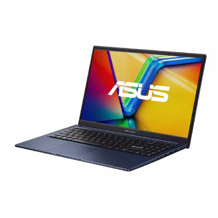 Laptop Asus X1504ZA-NJ1 con pantalla de 15.6”, procesador Intel Core i3-1215U, 8GB RAM y SSD de 512GB. Ideal para estudio, trabajo y entretenimiento.