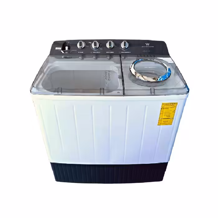 Lava y enjuaga con eficiencia gracias a la lavadora semiautomática wwtm09m7xuw de 9kg, ideal para familias pequeñas de 2 a 3 personas.