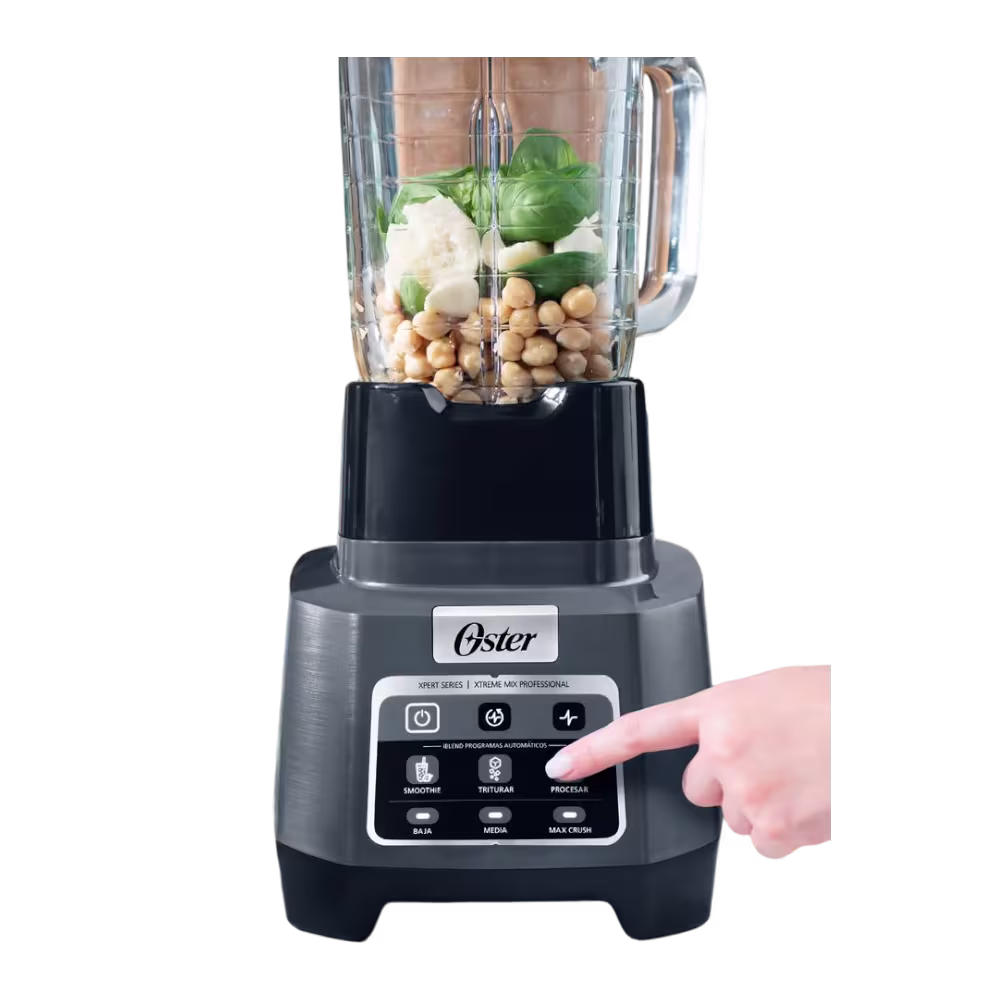 Licuadora Oster BLSTXPG-BW-013, potente y resistente, ideal para batidos suaves, mezclas rápidas y uso diario en la cocina.