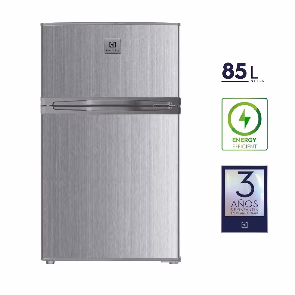 Disfruta de la frescura en todo momento con la Mini Nevera Bar ERTM87G3HRS 85L de Electrolux, ideal para espacios pequeños con gran rendimiento.