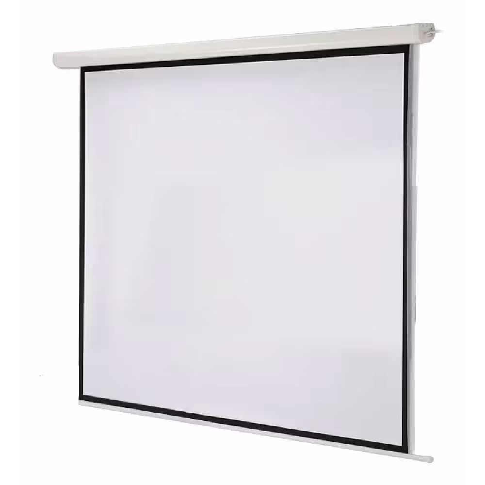 Proyecta tus ideas con claridad en esta pantalla manual Epson. Ideal para presentaciones, clases y entretenimiento en casa.