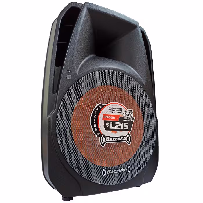 Vive el poder del sonido con el Parlante Profesional Bazzuka L‑215 50000 W, bajos profundos y diseño compacto para encender tus mejores momentos.