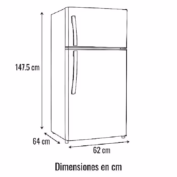 Diseño moderno y gran capacidad con la refrigeradora RI-370 Avant MS CR de Indurama. Eficiencia y estilo en tu cocina.