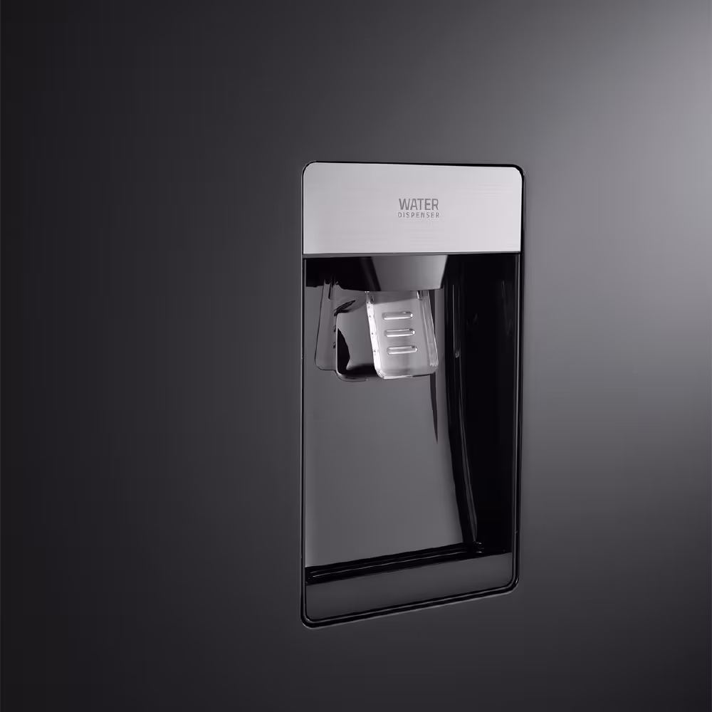 La refrigeradora Indurama RI-480 de 390 litros ofrece eficiencia energética A, compresor inverter y diseño moderno con dispensador de agua.