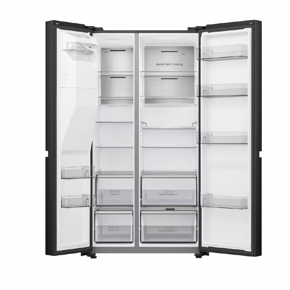 Descubre frescura y estilo con la RI-790I de Indurama, una refrigeradora side by side que transforma tu cocina y cuida cada alimento como nunca antes.