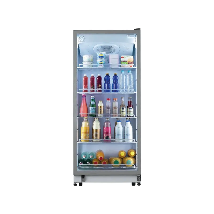 La Vitrina Frigorífica Vertical VFV-520 380L INDURAMA ofrece frescura y gran capacidad para exhibir tus productos de manera eficiente y ordenada.