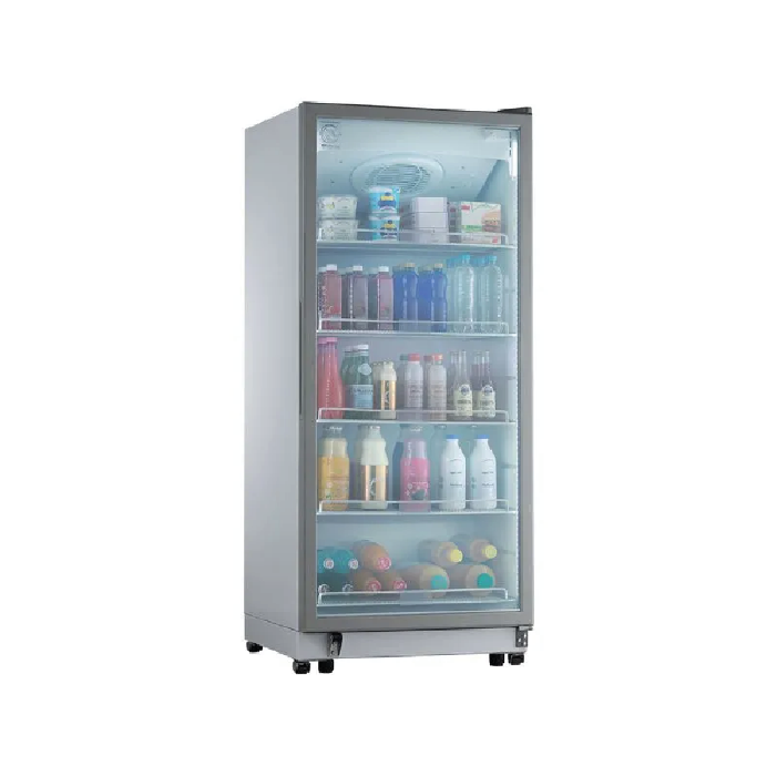 La Vitrina Frigorífica Vertical VFV-520 380L INDURAMA ofrece frescura y gran capacidad para exhibir tus productos de manera eficiente y ordenada.